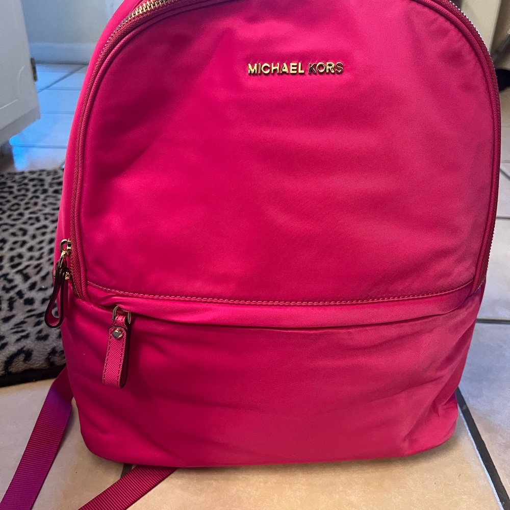 Used twice Authentic MK Backpack